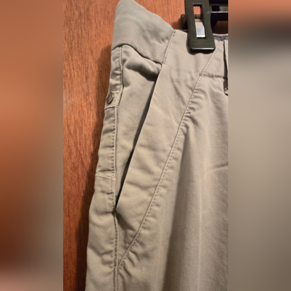 Horny Toad Women's Straight Leg Gray/tan Jeans Sz8 - Picture 4 of 10